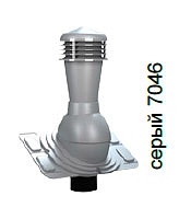 Вентиляционный выход Wirplast К91-1 неизолированный D125 серый
