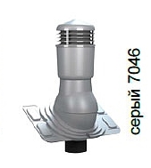 Вентиляционный выход Wirplast К26-1 изолированный D110 серый