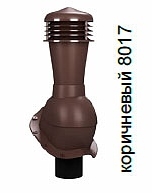 Вентиляционный выход Wirplast К94-2 неизолированный D125 коричневый