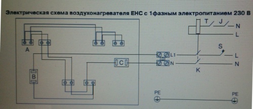 Эл.нагреватель для круглого канала EHС 100-0,6/1 фото 2